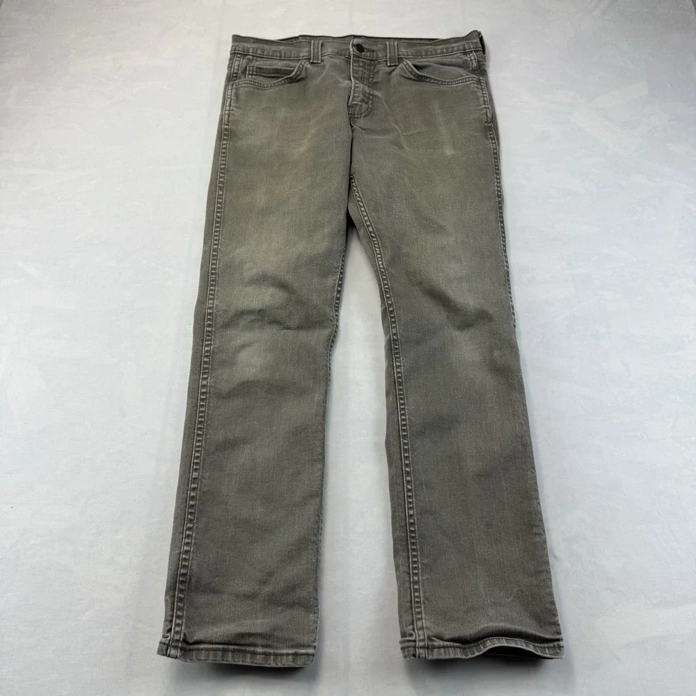 Levi's 511 Jeans Men's 33x30 Gray Slim Fit Denim Pants W33 L30